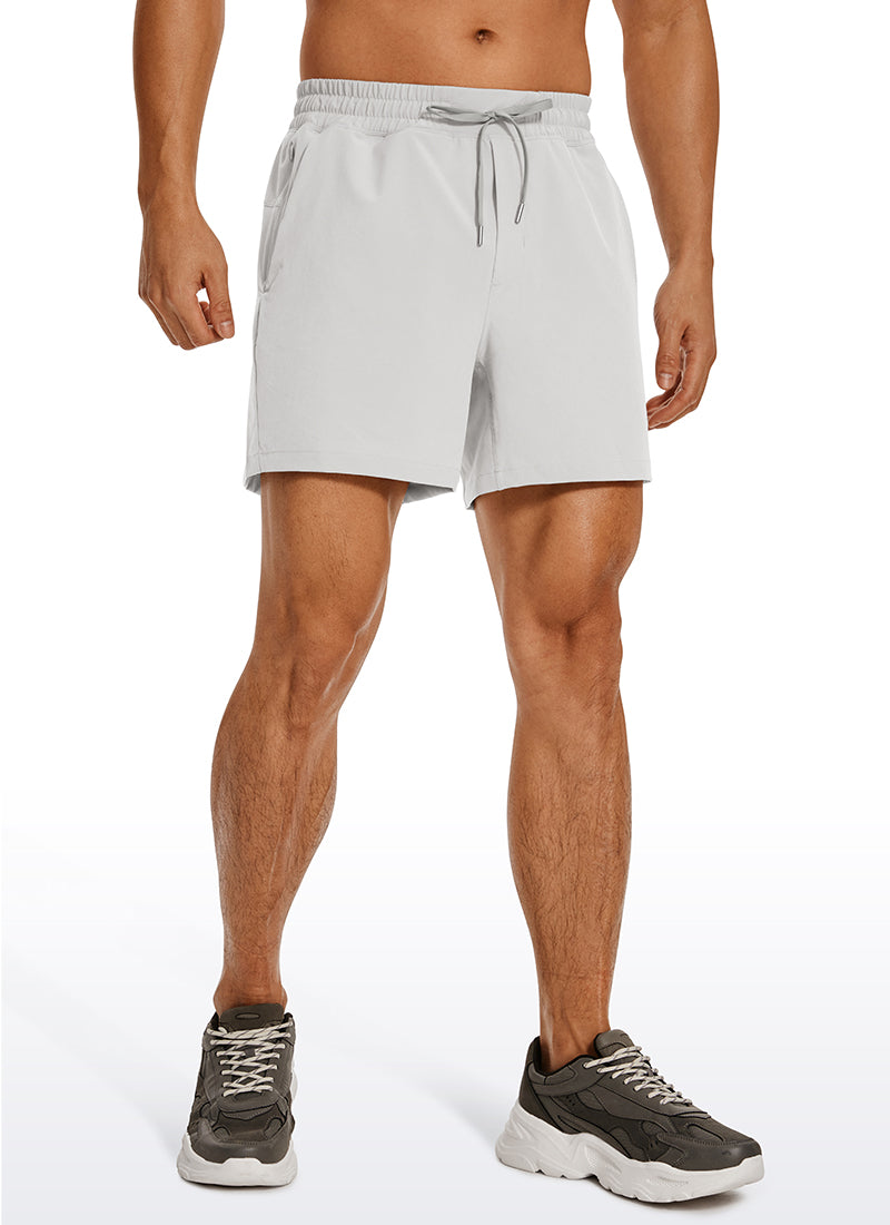 Feathery-Fit Workout Shorts 5''- Linerless