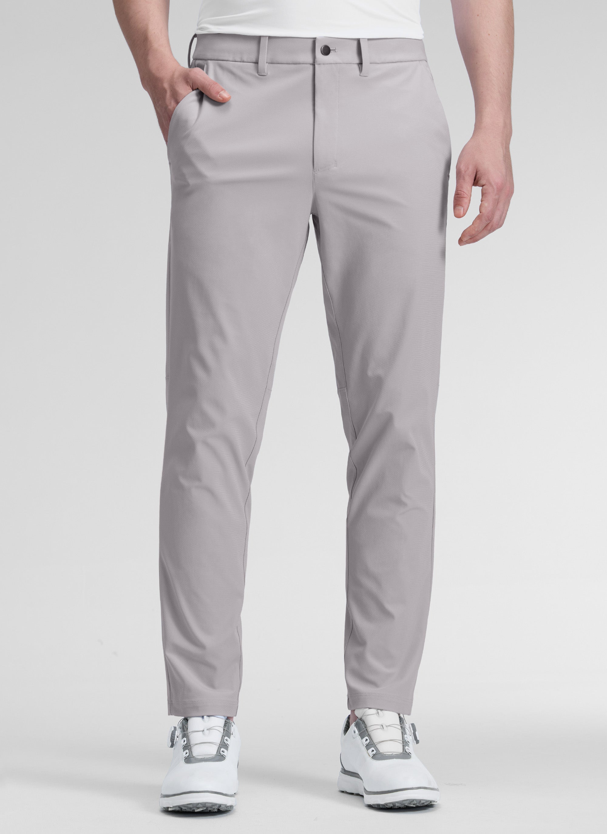 CRZ YOGA Mens Work Classic Fit All-Day Comfort Golf Pants Pockets
