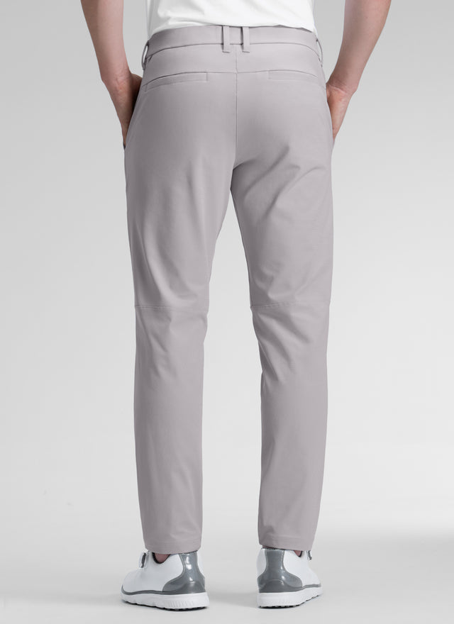 CRZ YOGA Mens Work Classic Fit All-Day Comfort Golf Pants Pockets 30'' Gull Gray