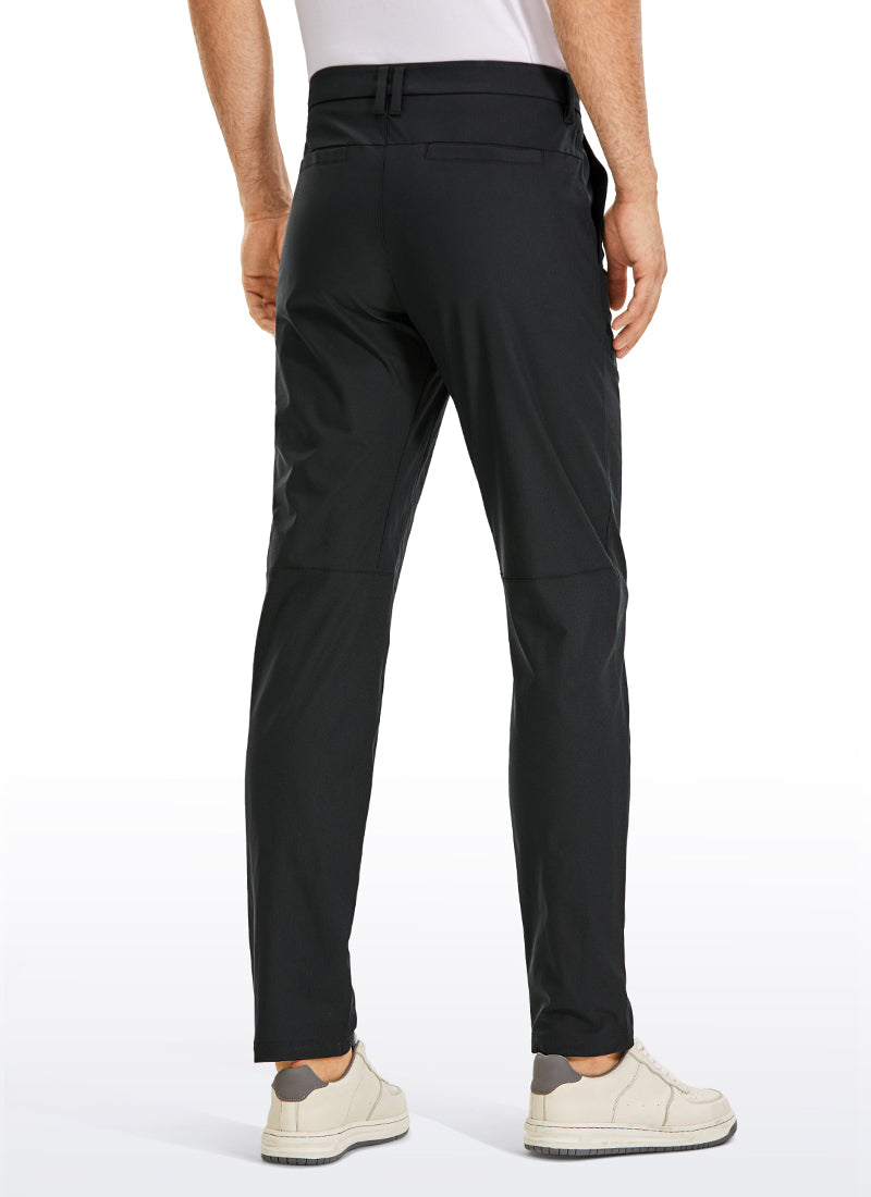 CRZ YOGA Mens Work Classic Fit All-Day Comfort Golf Pants Pockets