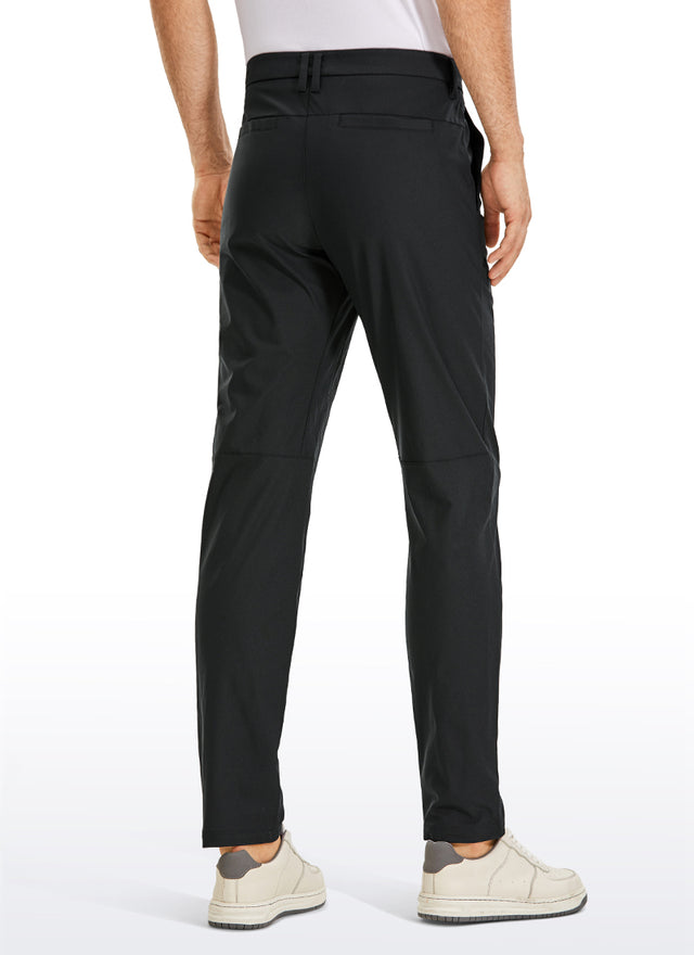 CRZ YOGA Mens Work Classic Fit All-Day Comfort Golf Pants Pockets 32'' True Navy