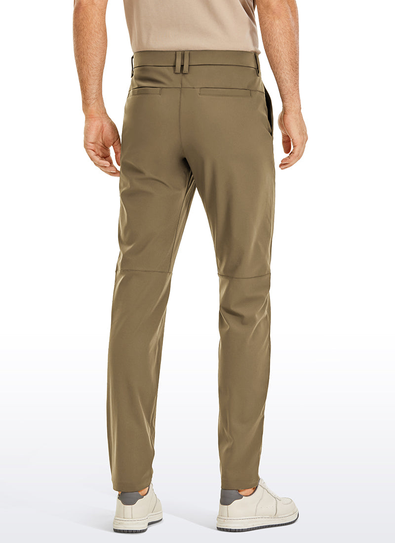 CRZ YOGA Mens Work Classic Fit All-Day Comfort Golf Pants Pockets