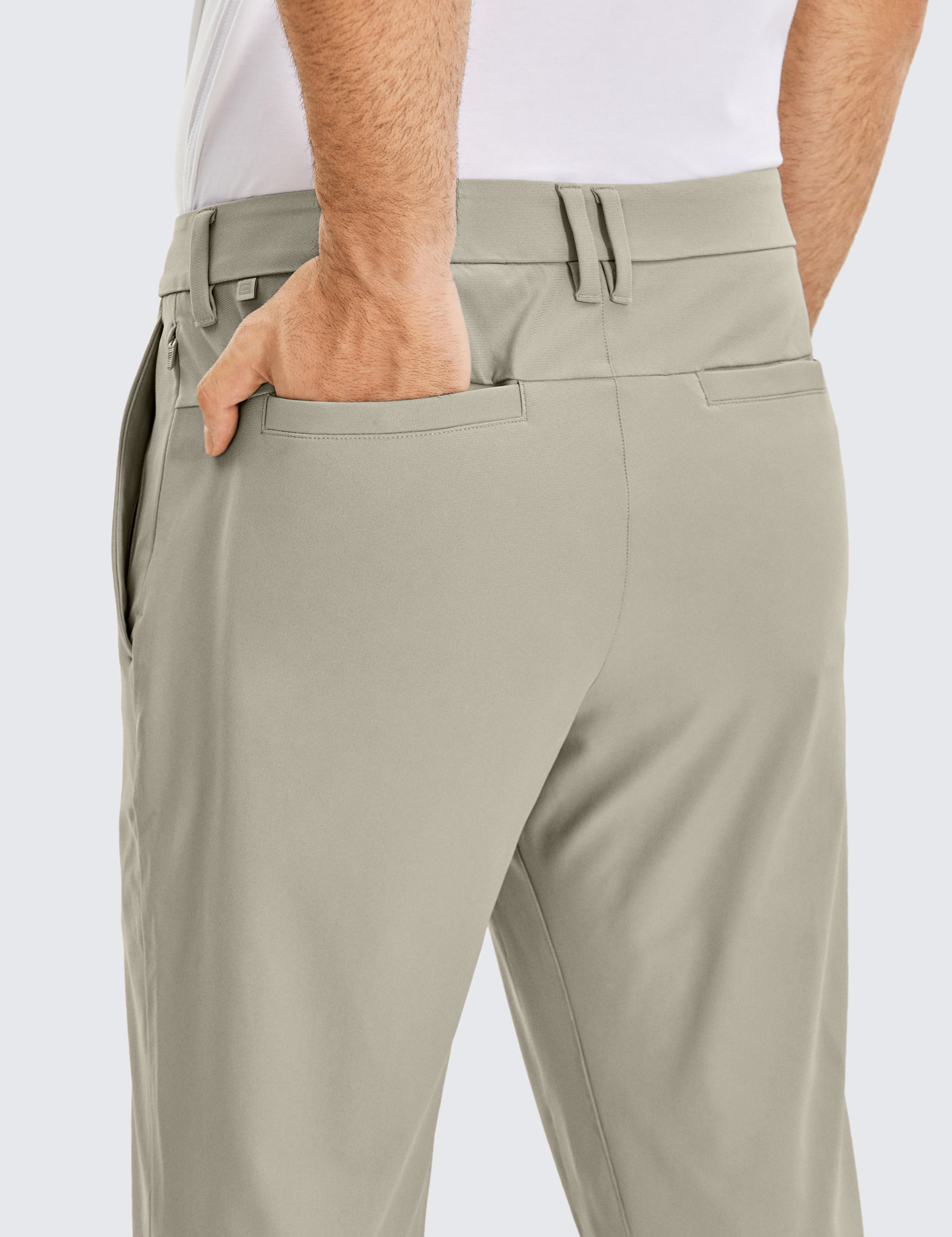 CRZ YOGA Mens Work Classic Fit All-Day Comfort Golf Pants