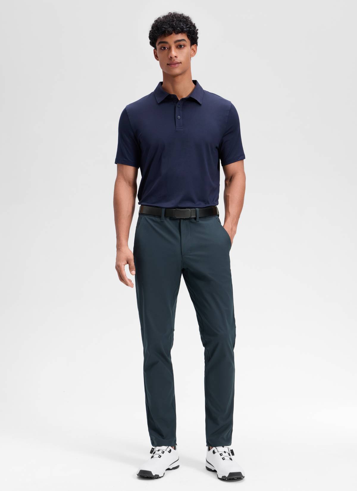 CRZ YOGA Mens Work Classic Fit All-Day Comfort Golf Pants Pockets