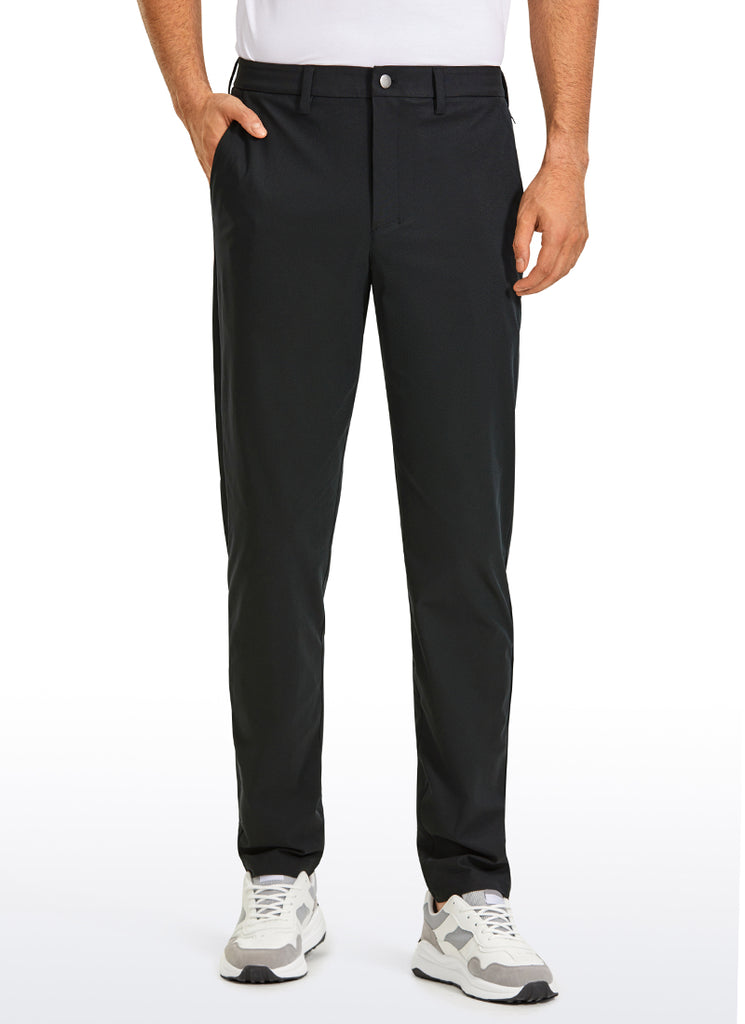 CRZ YOGA Man's All-Day Comfy Quick Dry Pocket Golf Pant 36” Gull Gray