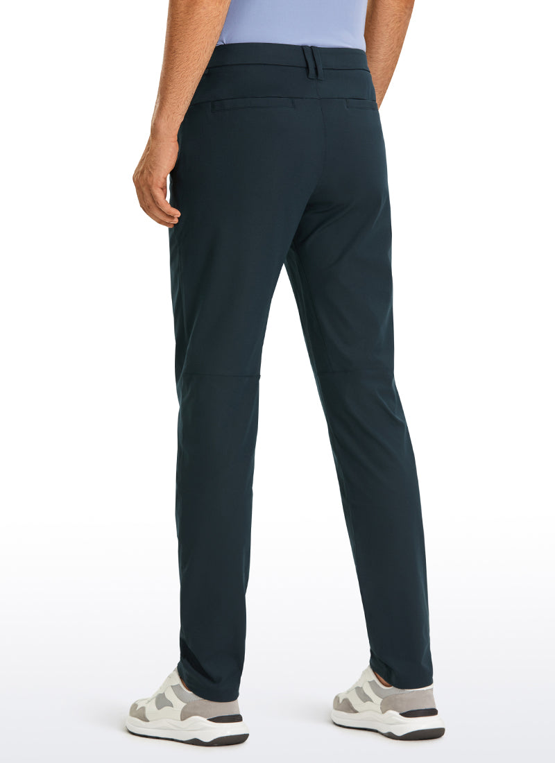 CRZ YOGA Mens Work Classic Fit All-Day Comfort Golf Pants Pockets