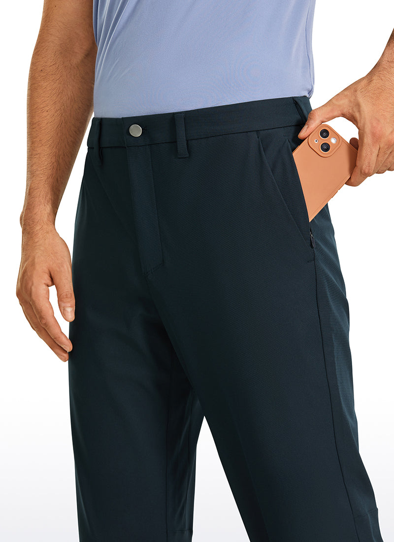 CRZ YOGA Mens Work Classic Fit All-Day Comfort Golf Pants Pockets
