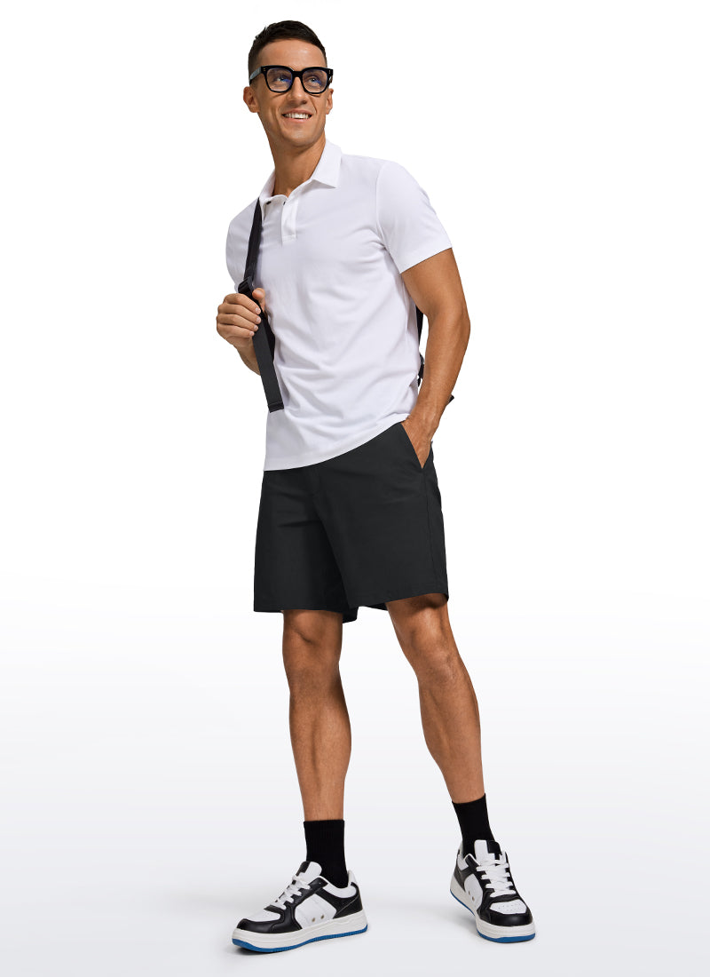 All-Day Comfy Golf Shorts with Pockets 7''