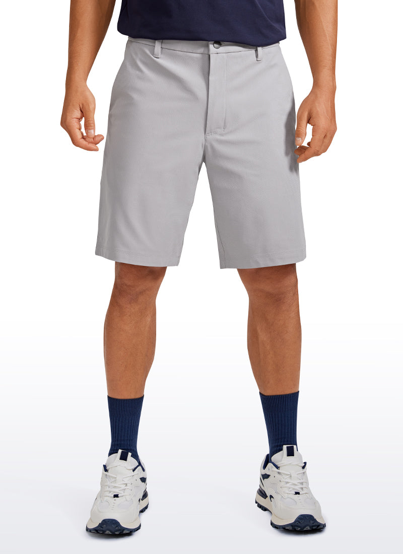 CRZ YOGA Men's Work Classic Fit All-Day Comfort Golf Shorts Pocket