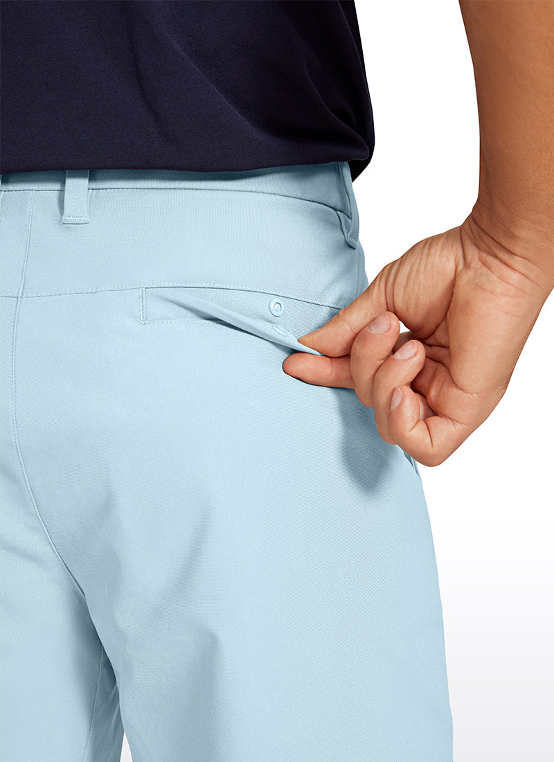 All-Day Comfy Golf Shorts with Pockets 9''