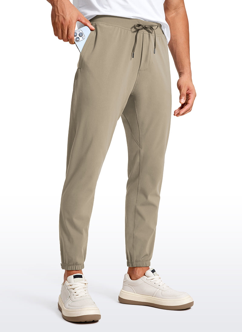 CRZ YOGA Men's Run Slim Fit On the Travel Joggers 28''- Ankle