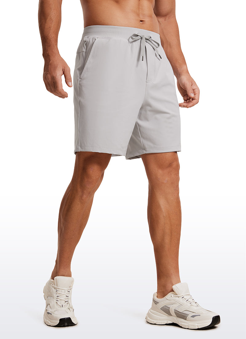 CRZ YOGA Men's Train Relaxed Fit On the Travel Linerless Shorts 7