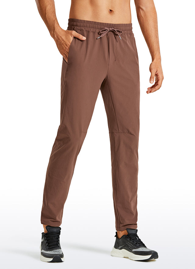 CRZ YOGA Men's Train Relaxed Fit Quick Dry Workout Pants 30'' True Navy