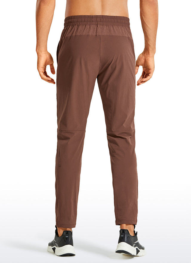 CRZ YOGA Men's Train Relaxed Fit Quick Dry Workout Pants 30'' True Navy