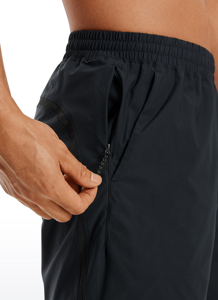 CRZ YOGA Men's Running Ultra-Light Linerless Shorts 7'' Black