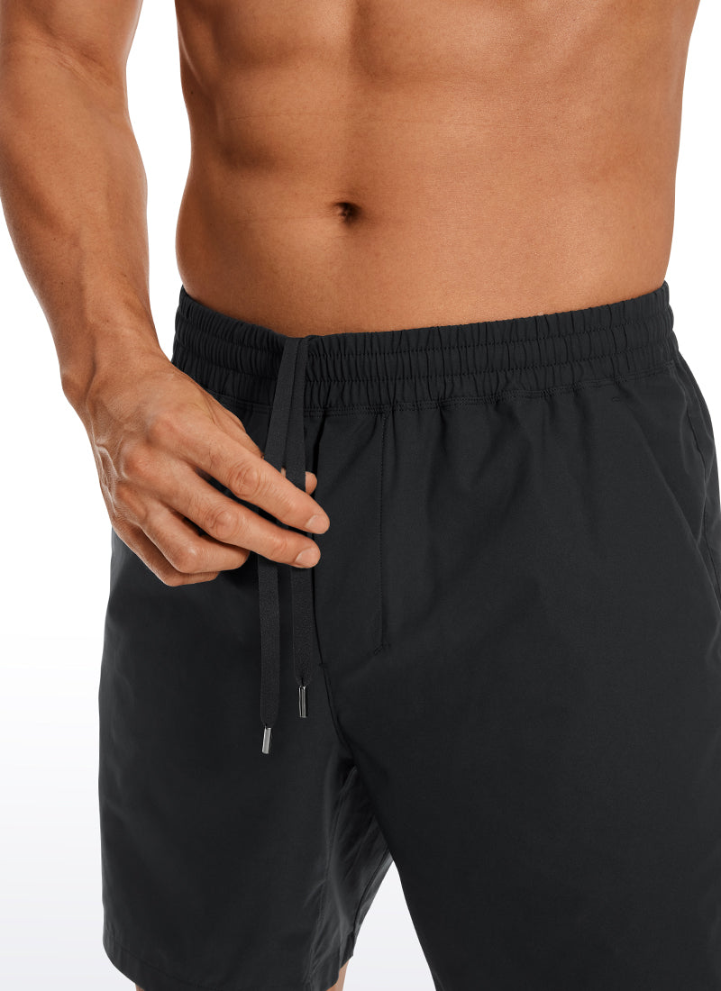 CRZ YOGA Men's Running Ultra-Light Linerless Shorts 7'' Black