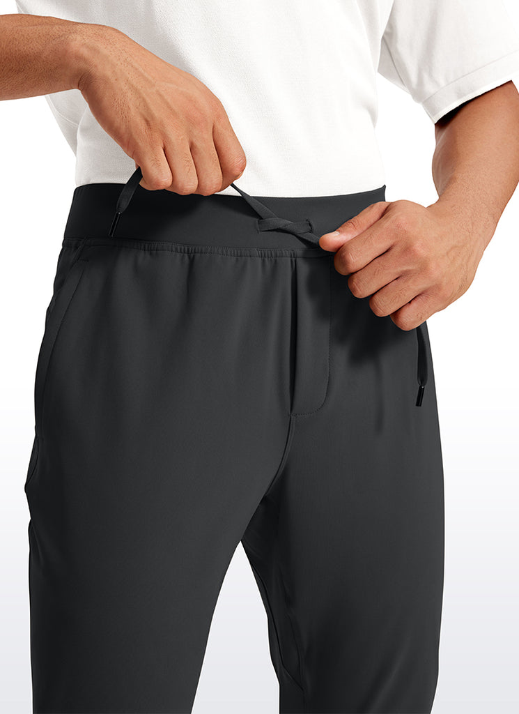 CRZ YOGA Men's Train Relaxed Fit On the Travel Pants 30'' Ink Gray