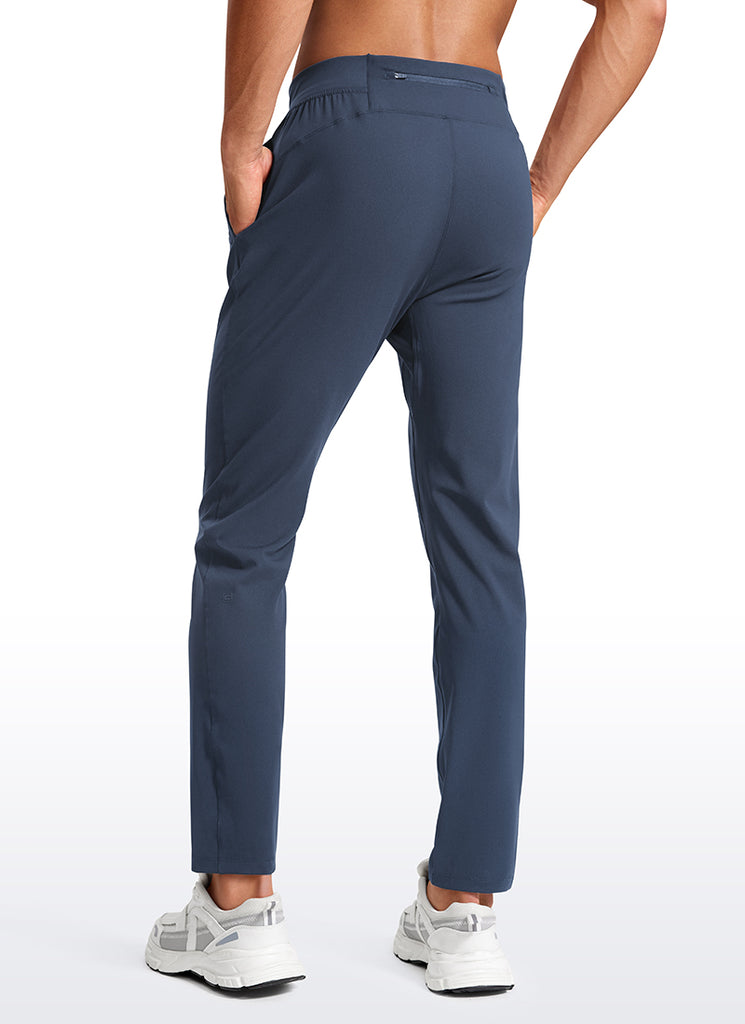 CRZ YOGA Men's Train Relaxed Fit On the Travel Pants 30'' Electric Blue