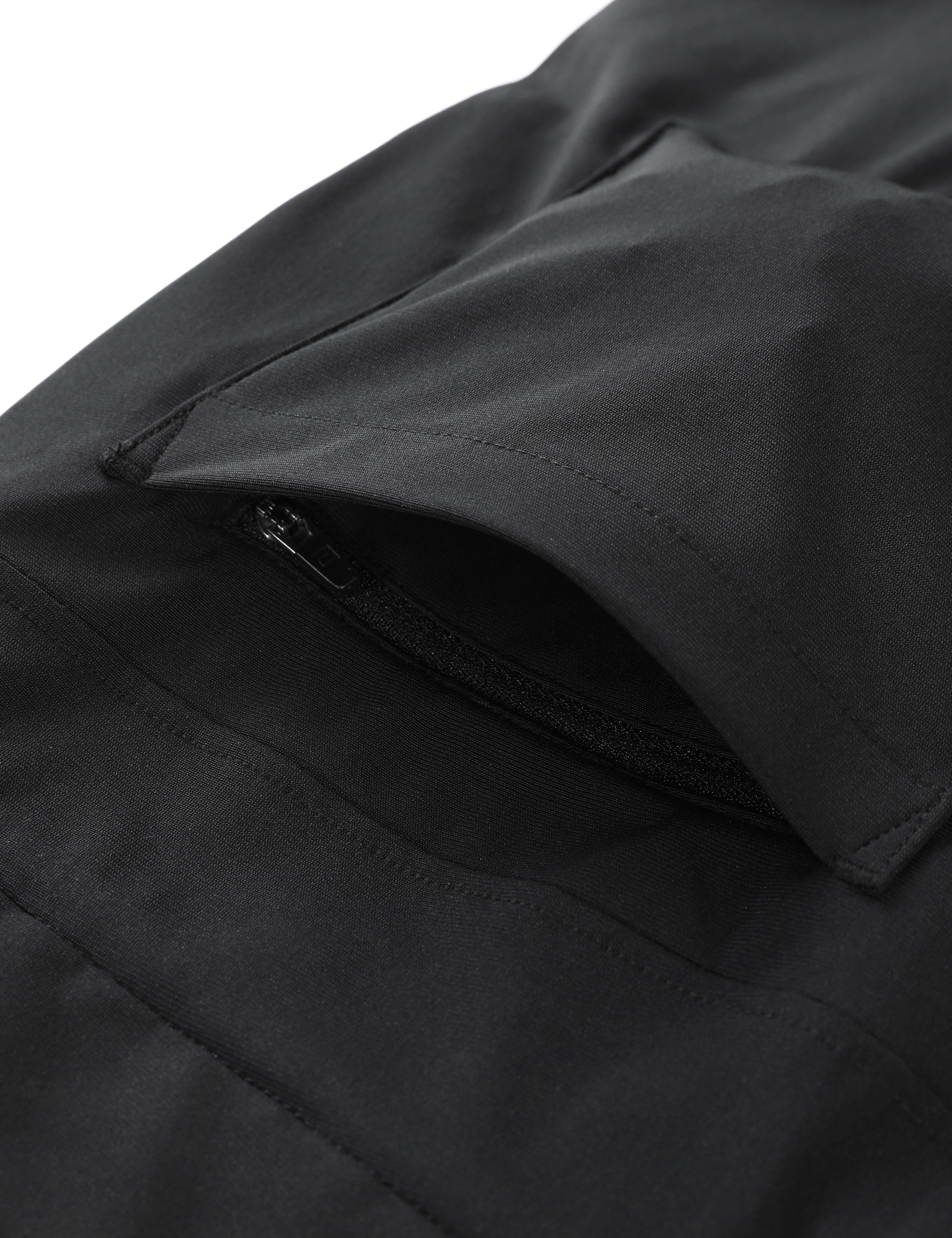 CRZ YOGA Men's Lightweight Casual All Day Comfy Quick Dry Pant (5 pockets) Black