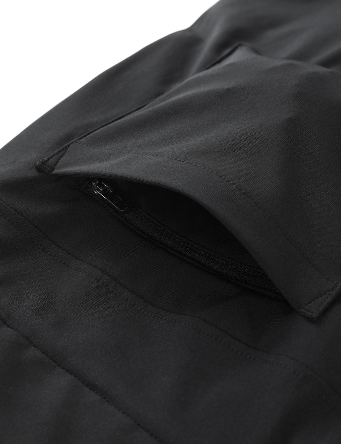 CRZ YOGA Mens Work Slim Fit All-Day Comfort Golf Pants 5 Pockets 30'' Gull Gray