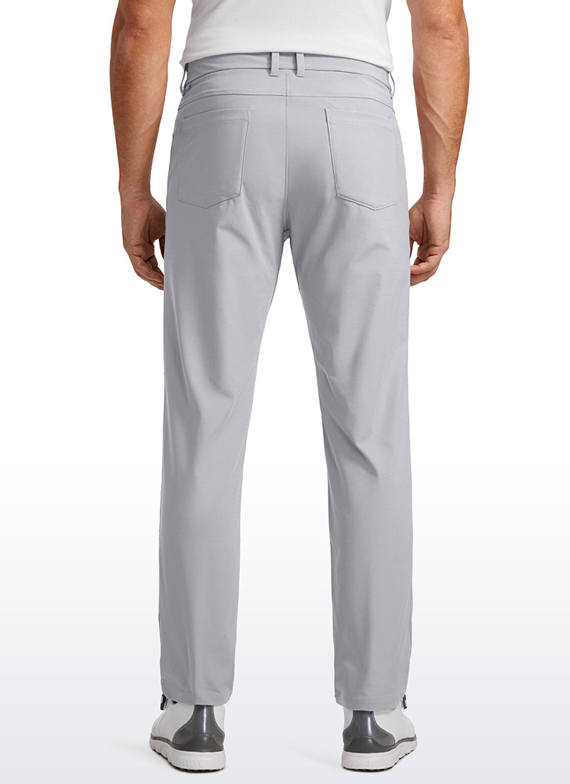 CRZ YOGA Mens Work Slim Fit All-Day Comfort Golf Pants 5 Pockets