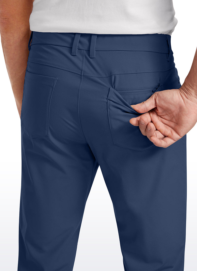 All-day Comfy Slim-Fit Golf Pants 34'' - 5-pockets