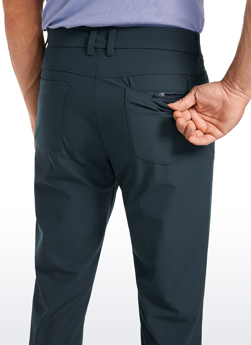 All-day Comfy Slim-Fit Golf Pants 34'' - 5-pockets