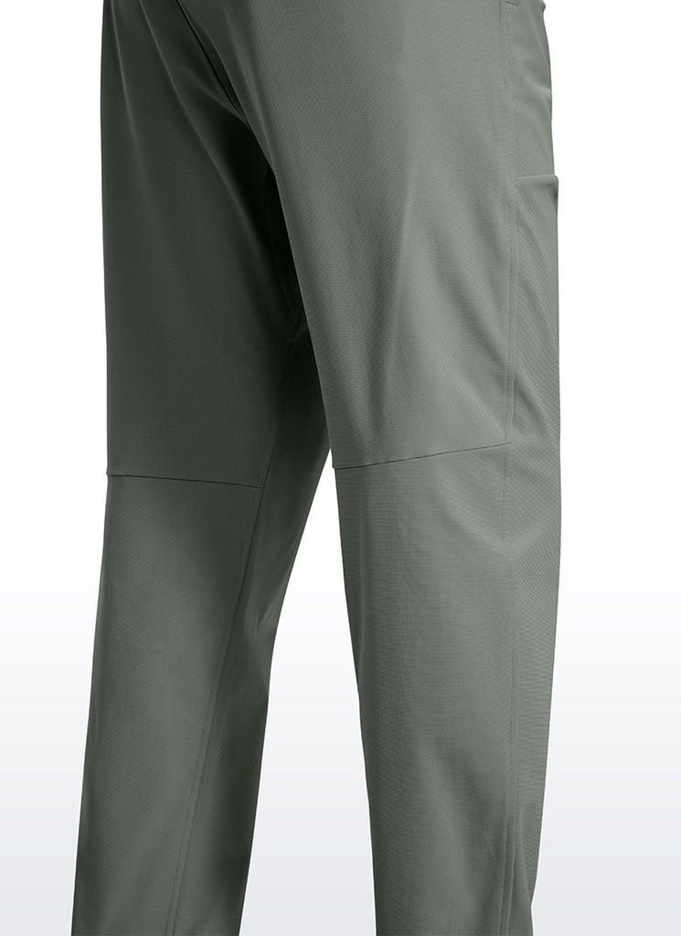 CRZ YOGA Men All Day Comfy Quick Dry with Pockets Golf Pants 31'' Grey Sage