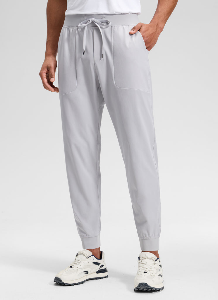 CRZ YOGA Man's  All-Day Comfy Golf Pocket Slim Fit Pant 28" Platinum Grey