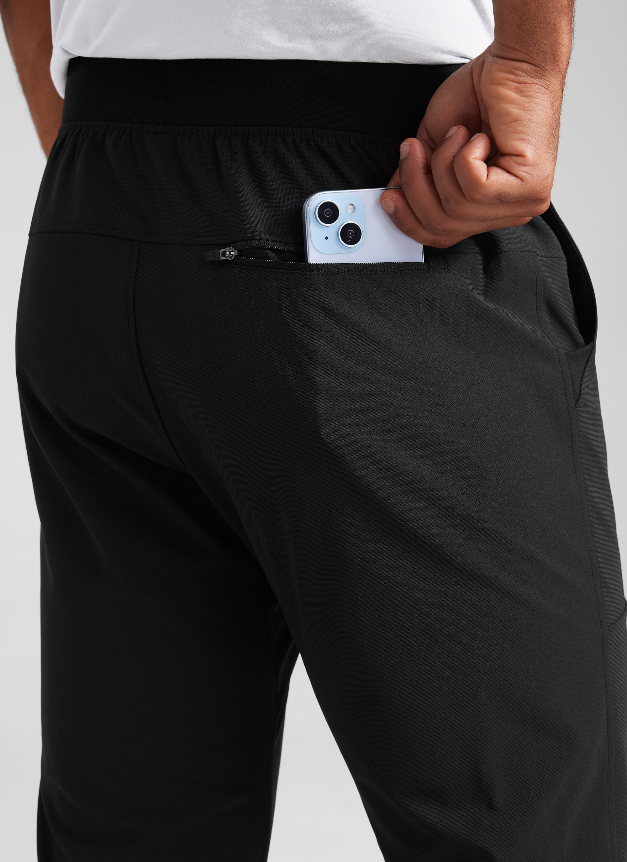 CRZ YOGA Men All Day Comfy Slim-Fit Golf Joggers 32'' with Pockets