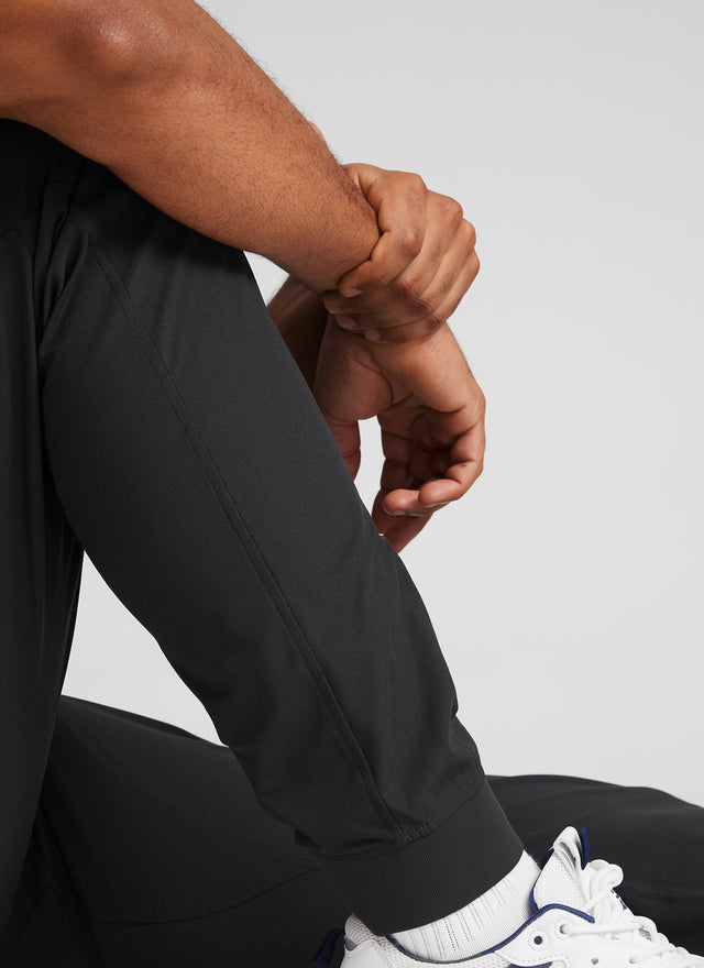 CRZ YOGA Men All Day Comfy Slim-Fit Golf Joggers 32'' with Pockets Ink Gray