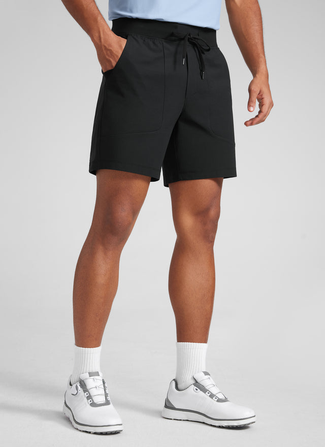 CRZYOGA Men All Day Comfy Golf Casual Shorts 7