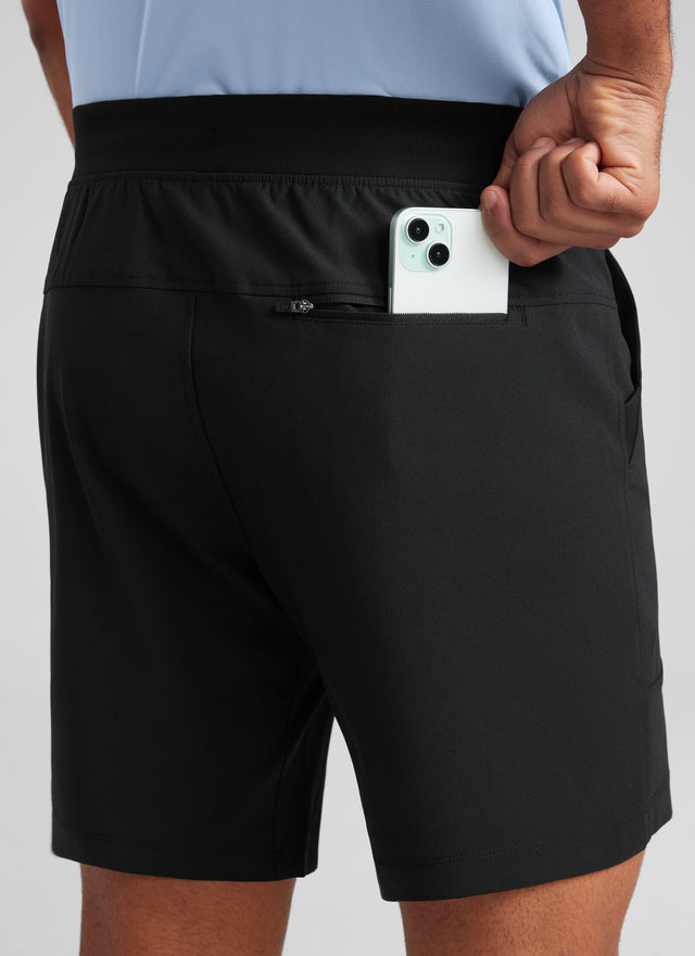 CRZYOGA Men All Day Comfy Golf Casual Shorts 7