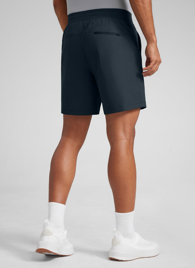 CRZYOGA Men All Day Comfy Golf Casual Shorts 7
