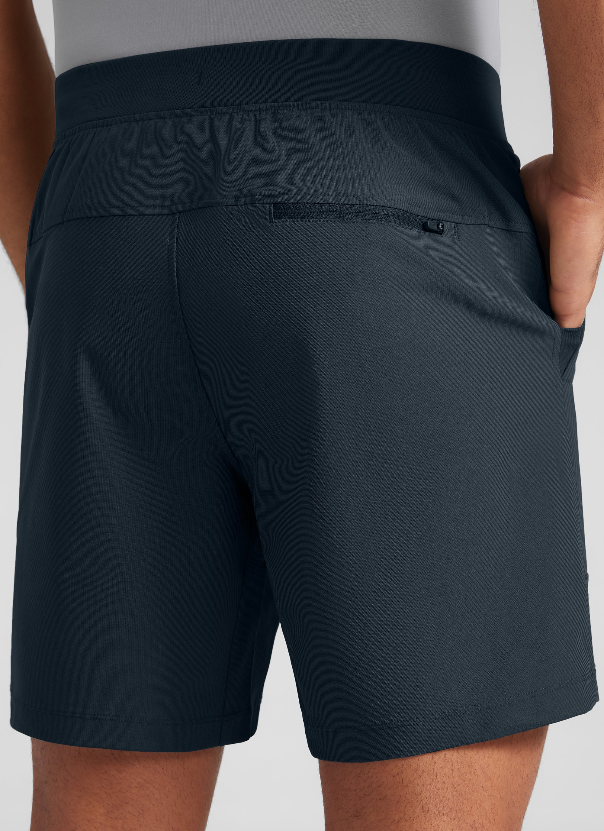 CRZYOGA Men All Day Comfy Golf Casual Shorts 7