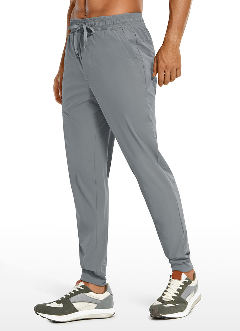 CRZ YOGA Men's Causul Relaxed Fit Lightweight Joggers Zip