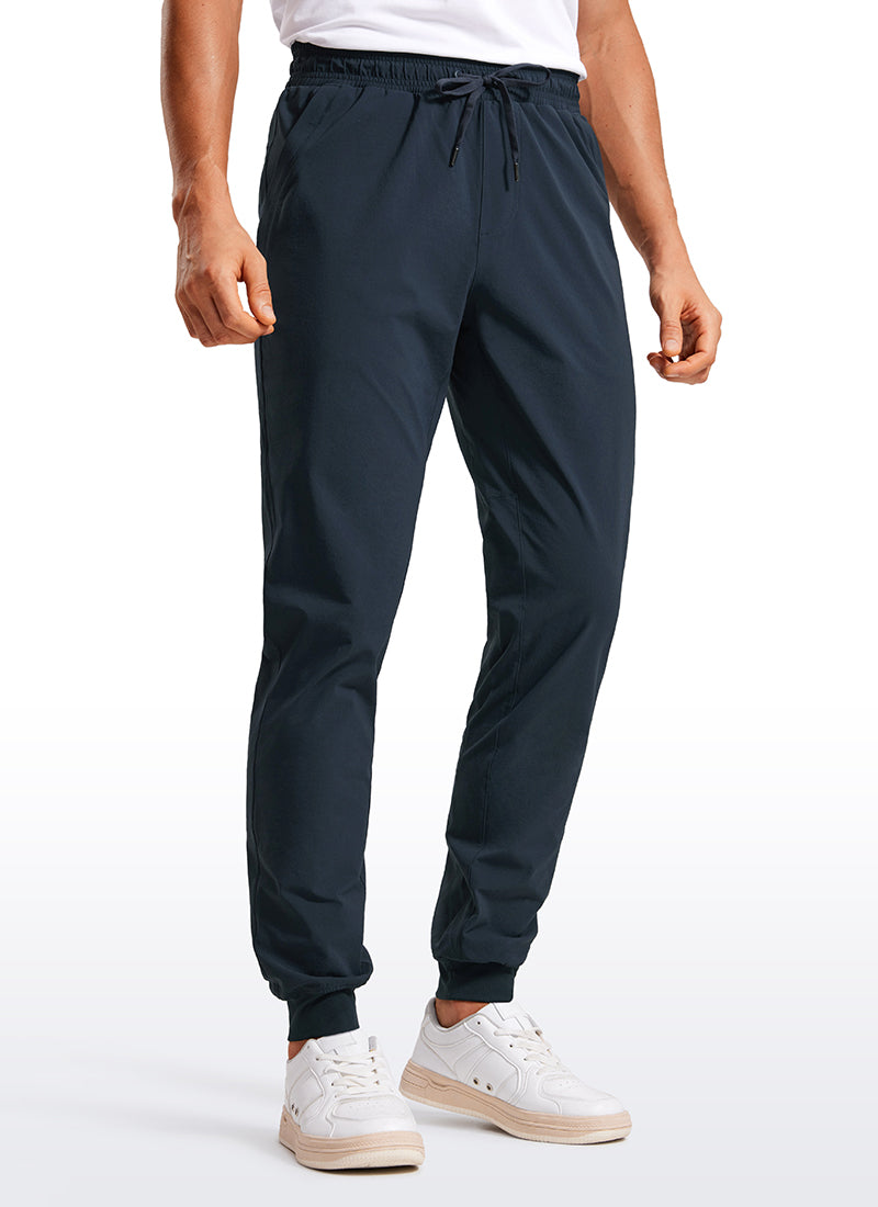 Lightweight Water Resistant Athletic Joggers with Zip Pockets 31