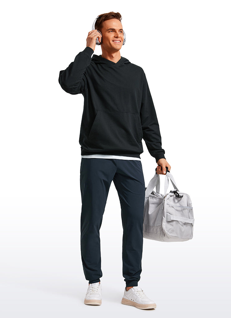 CRZ YOGA Men 31" Lightweight Water Resistant with Zip Pockets Joggers True Navy