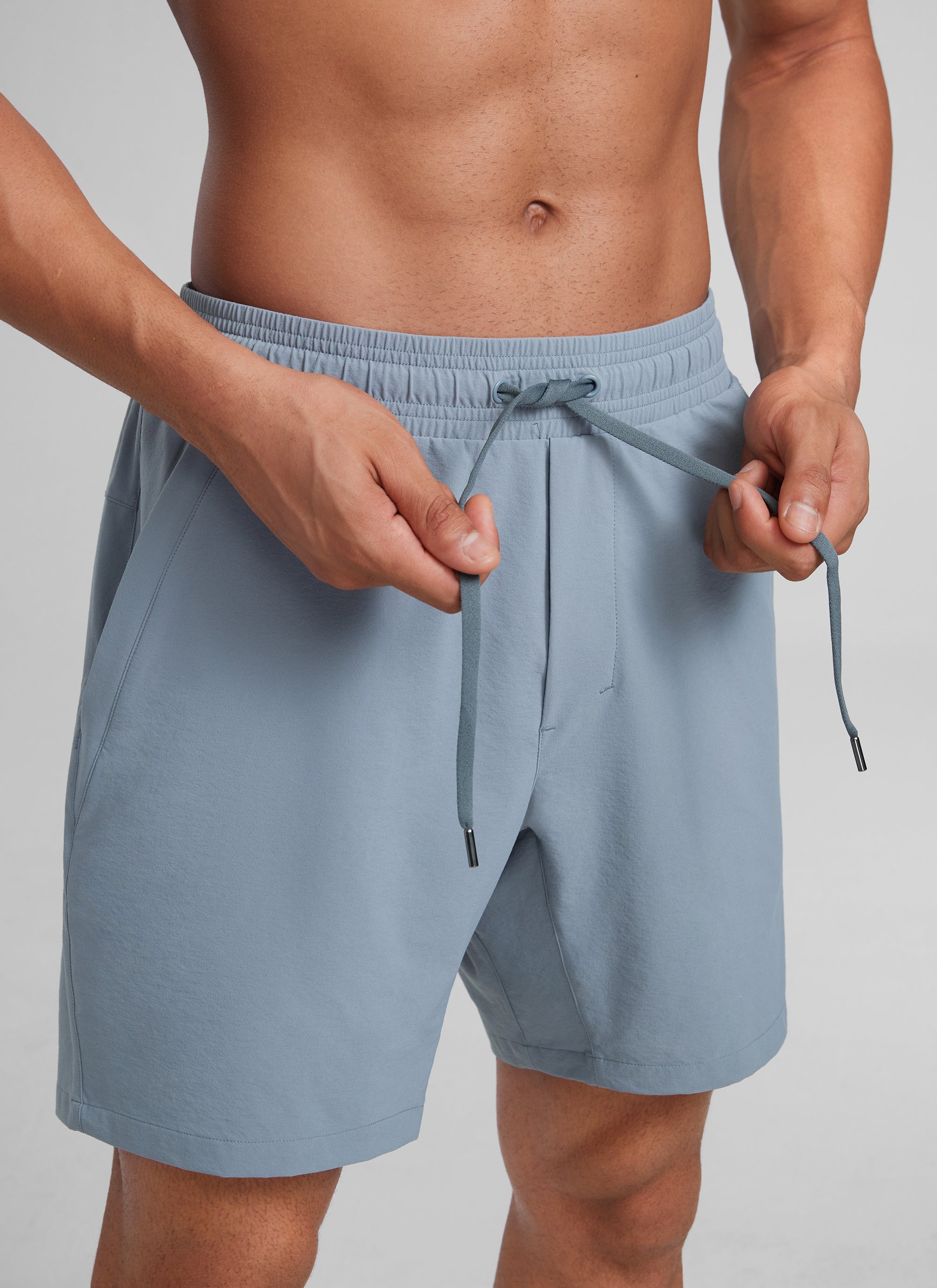 CRZ YOGA Men‘s Workout Water Resistant Short 7