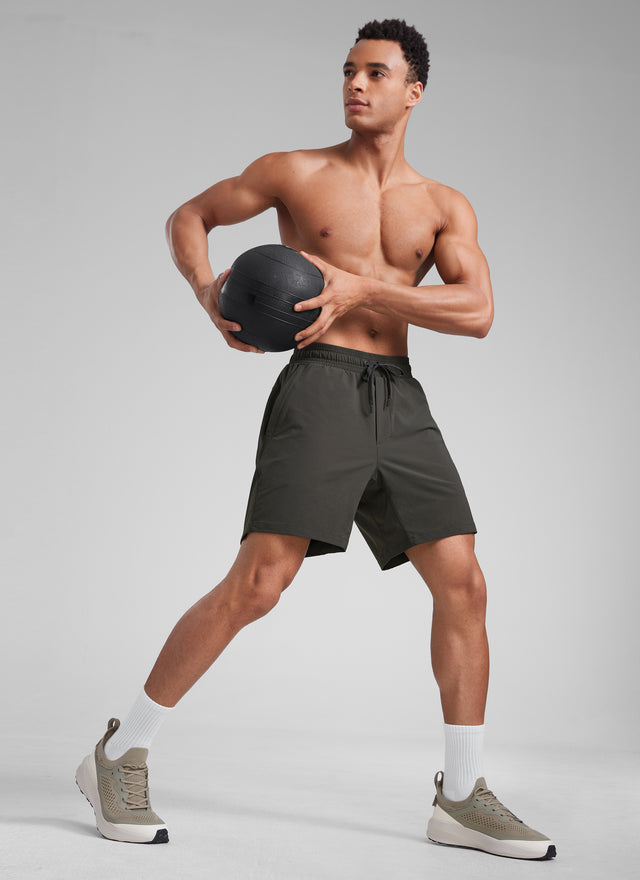 CRZ YOGA Men‘s Workout Water Resistant Short 7