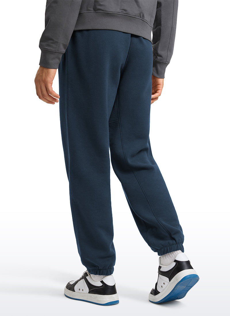 Cotton Fleece Sweatpants with Pockets 32''