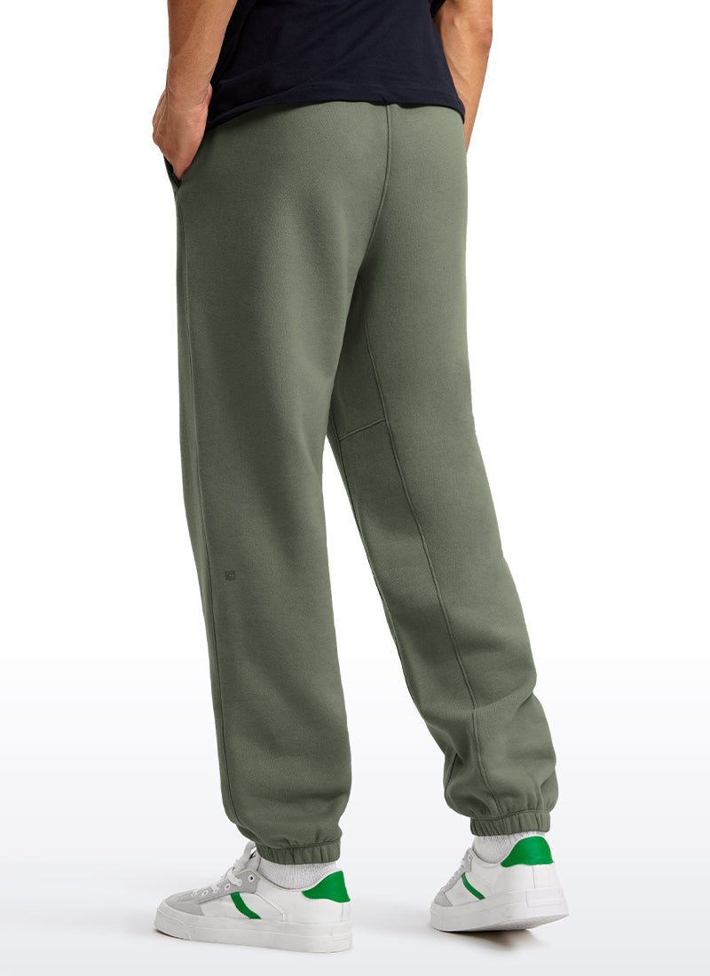 Cotton Fleece Sweatpants with Pockets 32''