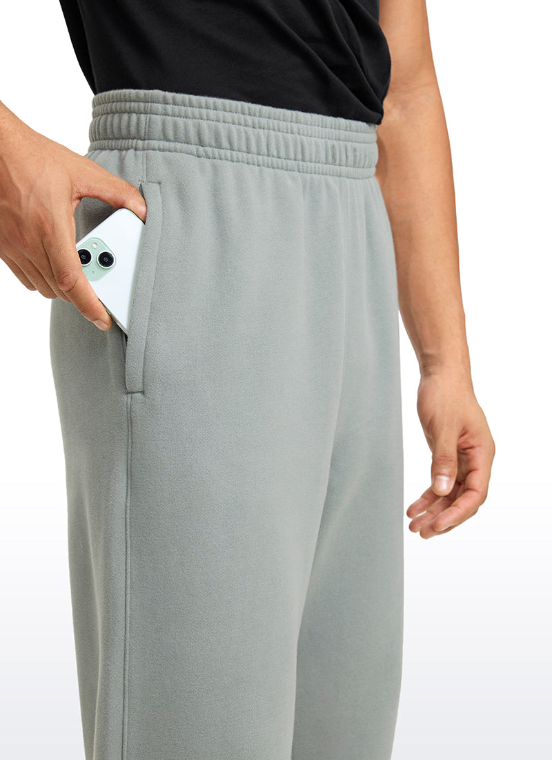 Cotton Fleece Sweatpants with Pockets 32''