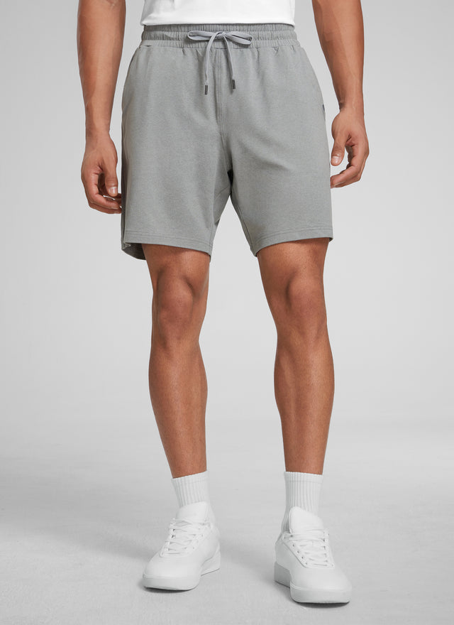 CRZ YOGA Men's Casual Lightweight Sweat Shorts with Pockets Sterling