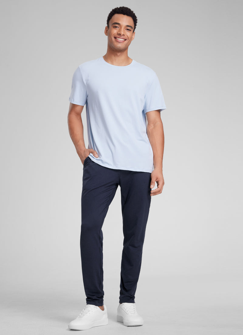 CRZ YOGA Mens' Open Bottom Lightweight Sweatpants 30