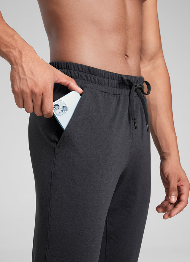 CRZ YOGA Mens' Open Bottom Lightweight Sweatpants 30