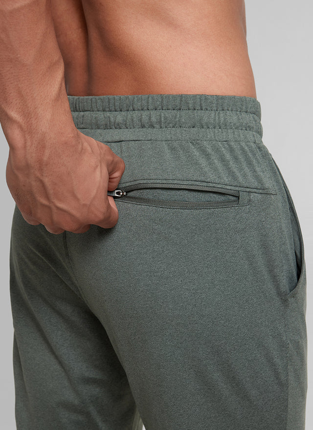 CRZ YOGA Mens' Open Bottom Lightweight Sweatpants 30
