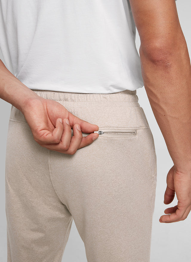 CRZ YOGA Mens' Open Bottom Lightweight Sweatpants 30