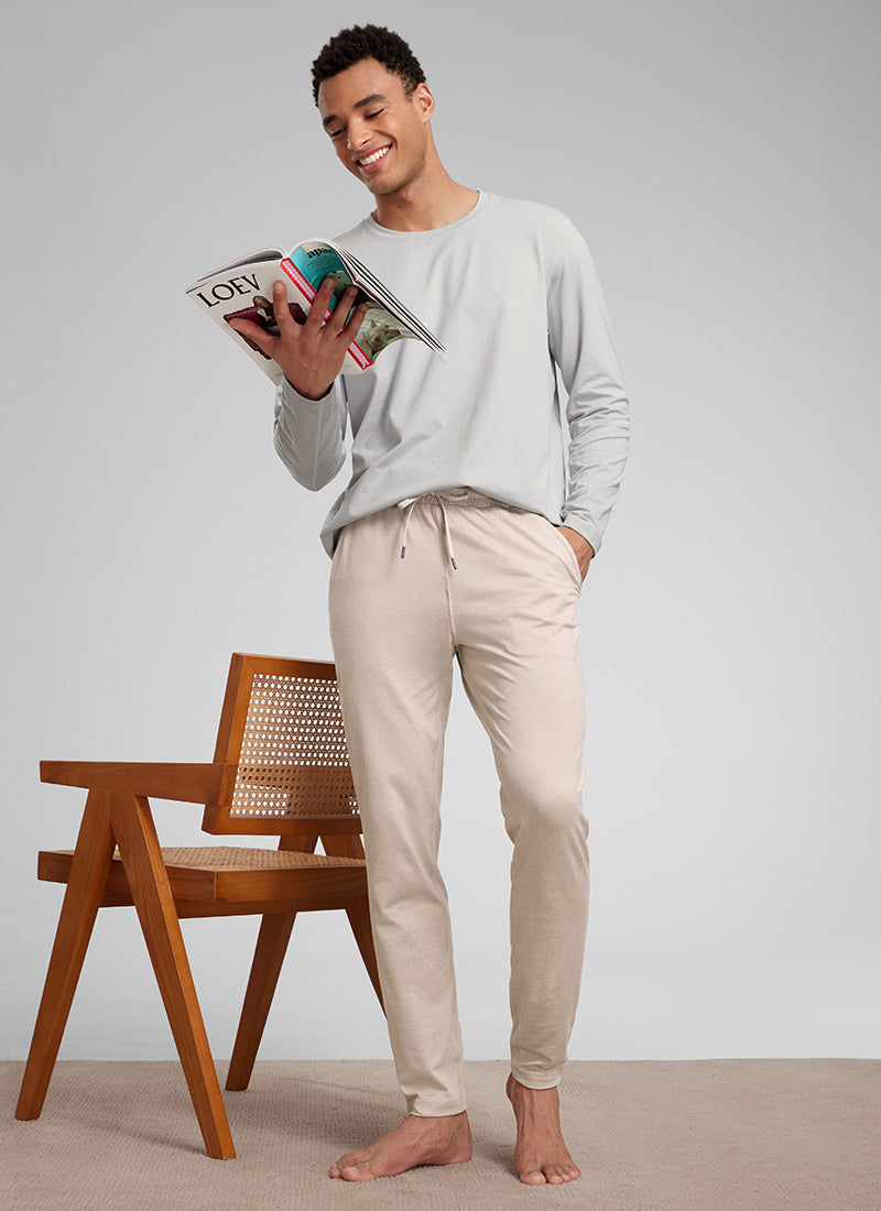 CRZ YOGA Mens' Open Bottom Lightweight Sweatpants 30