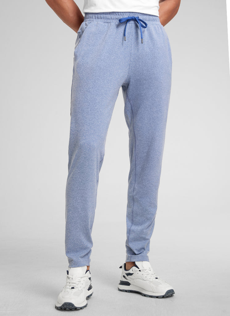 CRZ YOGA Mens' Open Bottom Lightweight Sweatpants 30" with Pockets Ink Gray